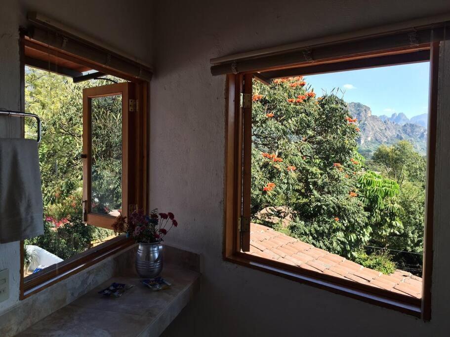 Acogedora Villa Con Alberca Climatizada En El Centro De Tepoztlán Eksteriør billede