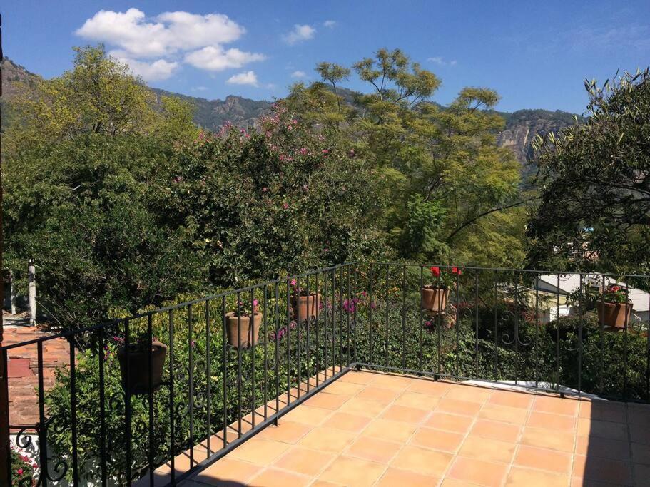 Acogedora Villa Con Alberca Climatizada En El Centro De Tepoztlán Eksteriør billede